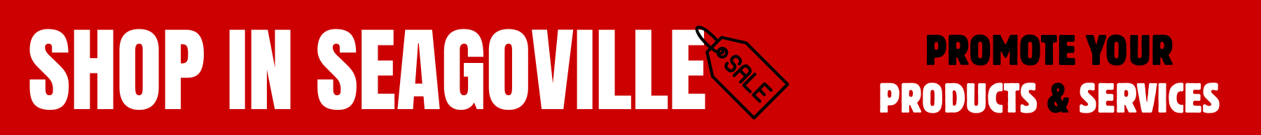 Shop in Seagoville Advertising Banner