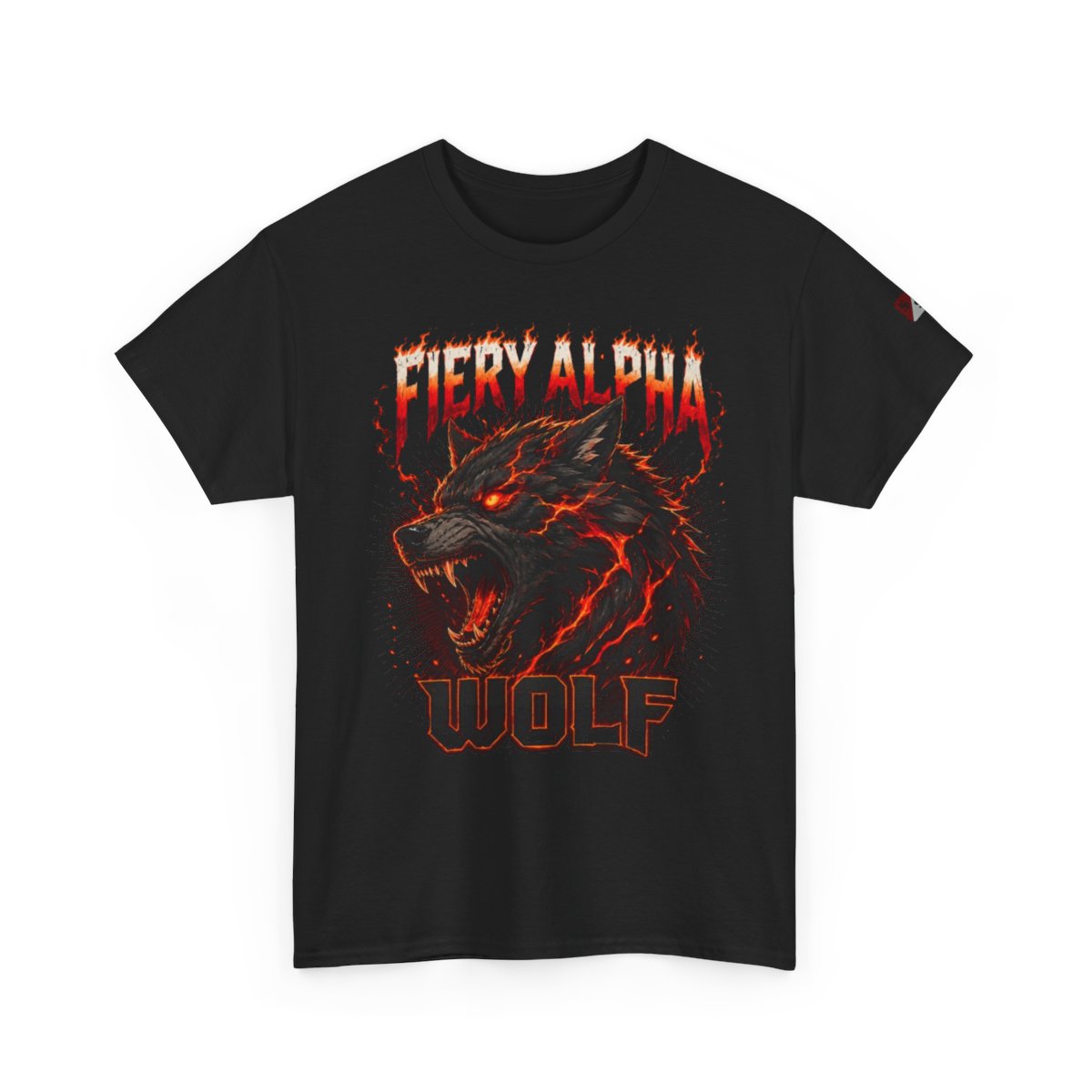Red Fiery Alpha T-Shirt