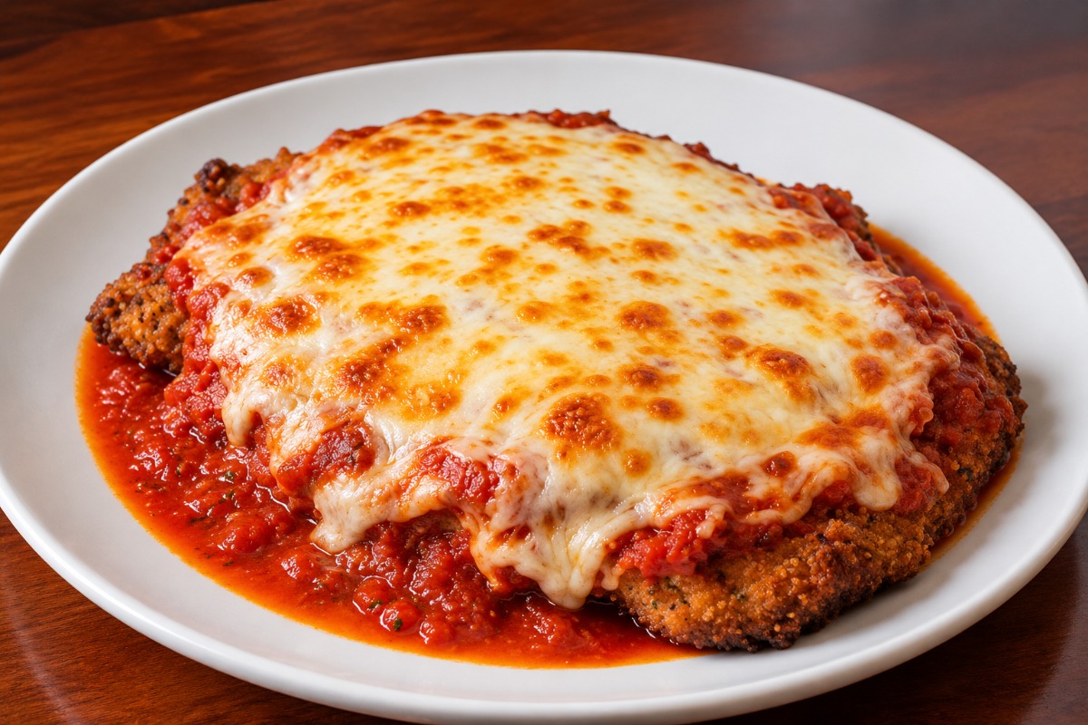 Rudis Napolis featured Veal Parmigiani